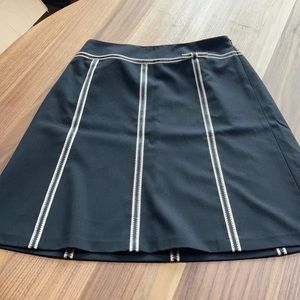 Ann Taylor skirt with tan/black ribbon detail